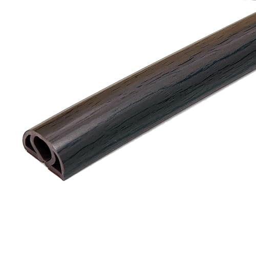 Kabelkanal, selbstklebend, for Wand-, Eck-, Schreibtisch- und Fernsehgeräte, 2er-Pack, mehrere Farben, Größen (Rot, 3#)(Gray D,2#) von POTUBI