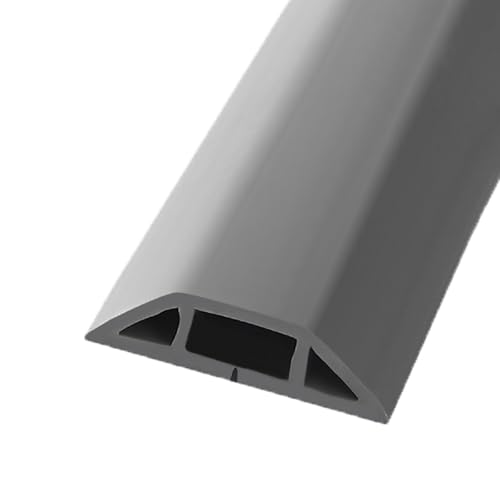 Kabelkanal, selbstklebend, for Wand-, Eck-, Schreibtisch- und Fernsehgeräte, 2er-Pack, mehrere Farben, Größen (Rot, 3#)(Gray a,5#) von POTUBI