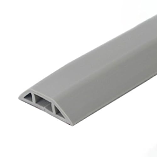 Kabelkanal, selbstklebend, selbstklebender Kabel- und Drahtabdeckungskanal, mehrfarbig, mehrere Größen (rot, L2 m x B3 cm)(Grey,L10m*W4cm) von POTUBI