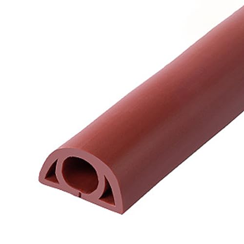 Kabelkanal, selbstklebend, selbstklebender Kabel- und Drahtabdeckungskanal, mehrfarbig, mehrere Größen (rot, L2 m x B3 cm)(Red,L2m*W2cm) von POTUBI