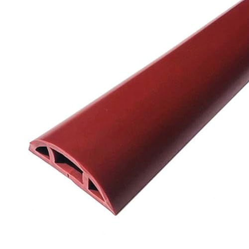 Kabelkanal, selbstklebend, selbstklebender Kabel- und Drahtabdeckungskanal, mehrfarbig, mehrere Größen (rot, L2 m x B3 cm)(Red,L2m*W3cm) von POTUBI