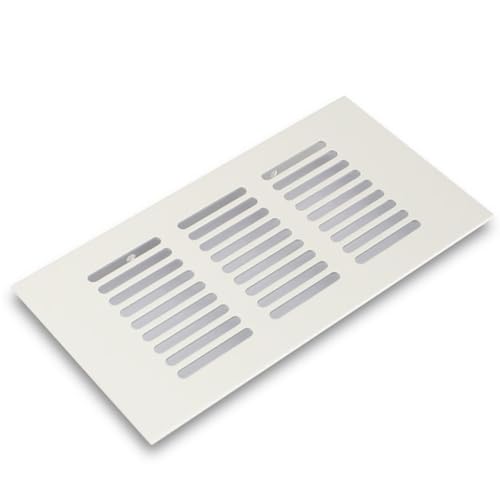Lüftungsgitterabdeckung aus Metall, Lüftungsgitterabdeckung for Schränke aus Aluminiumlegierung, Aluminiumfarbe, mehrere Größen (50 x 225 mm)(50x450mm) von POTUBI