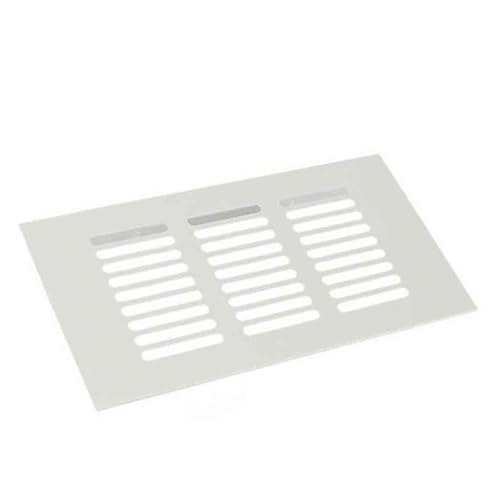 Metall-Entlüftungsgitterabdeckung, rechteckiges Lüftungsgitter aus Aluminiumlegierung, atmungsaktives Netz, 200 x (200–800) mm (200 x 400 mm)(200x400mm) von POTUBI