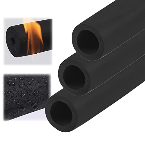 Rohrisolierungsschaumschlauch, Gummischaum-Rohrisolierungsschlauch 1,8 m Länge 9 mm Dicke Schwarz Mehrere Größen for AC-Wasserrohr HVAC(10mmx9mmx1.8m)(ID19mmx9mmx1.8m) von POTUBI