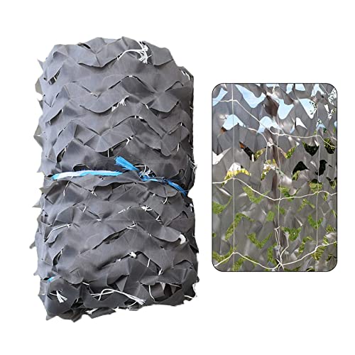 Schattennetz for den Außenbereich mit Ösenmarkise, 4 x 6 m, Tarnnetz for die Militärjagd, Sonnenschutz-Tarnnetz for Gartenpflanzen im Freien (4 x 6 m (13 x 19,7 Fuß))(1.5x1.5m(4.9 * 4.9ft)) von POTUBI