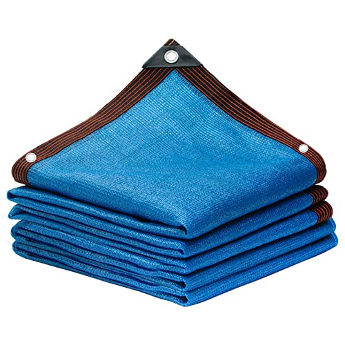 Schattennetz for den Außenbereich mit Ösenmarkise, Schattennetz for den Außenbereich mit Ösen, Sonnenschutz und atmungsaktivem Schattentuch, Schattennetze (10 x 10 m (33 x 33 Fuß))(9x9m(30 * 30ft)) von POTUBI