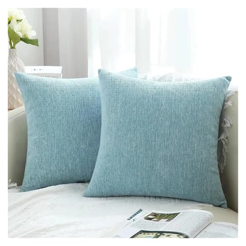 Schonbezug, Sofakissenbezüge, Sofakissenbezüge, Kissenbezug, 45 x 45 cm, Kissenbezug, dekorativer Überwurf, weicher Kissenbezug for Wohnzimmer, Sofa, Outdoor (grau, 30 x 50 cm)(Color 8,24x24inch(60x60 von POTUBI