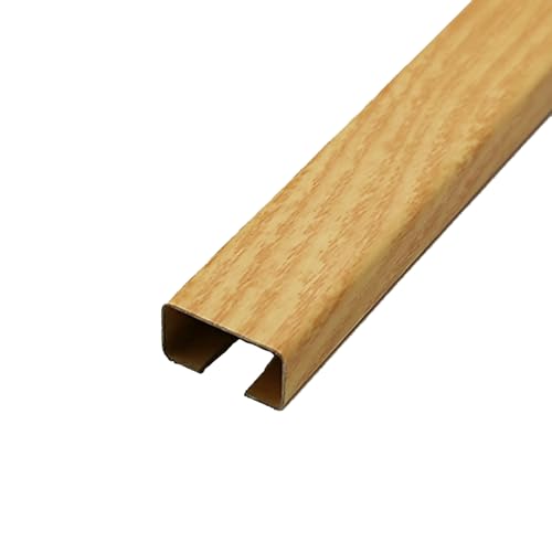 Selbstklebender Kabelkanal, Kabelkanal-Drahtabdeckung for Wand und Boden, 2er-Pack, je 1 m, mehrfarbig, mehrere Größen (Rot, 80 x 40)(Yellow,24 * 12) von POTUBI
