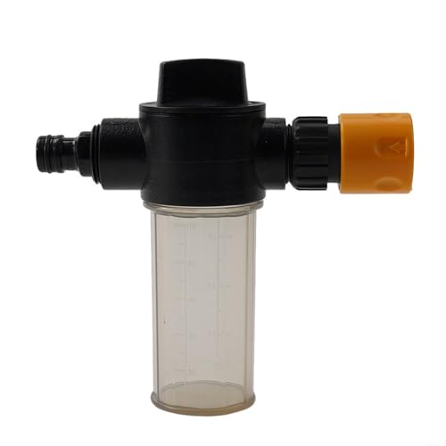 Wasserschaumtopf - 100 ml Schaumsprüher - Einstellbare Schaumlanze zur Autoreinigung - Schaumlanze for Gartenschläuche - Effektives Gartenbewässerungsgerät von POTUBI