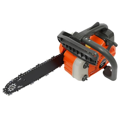 POTYYH Benzin Kettensäge, 1.22hp 2-Takt Motorsäge Kettensägen mit automatischen Rücklaufschalter, 9000U/min, Schnittdurchmesser 30cm, Benzinkettensäge für Gärten, Parks, Farmen POTYYH Benzin Kettensäge, 1.22hp 2-Takt Motorsäge Kettensägen mit automatischen Rücklaufschalter, 9000U/min, Schnittdurchmesser 30cm, Benzinkettensäge für Gärten, Parks, Farmen von POTYYH