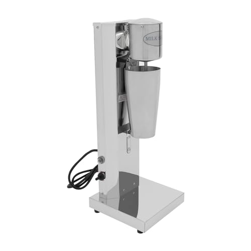 POTYYH Standmixer - Milchshaker Mixer - 180W 2 Gang elektrischer Eiweiß Shaker - 650 ml Becher - Shaker elektrisch 18000U/min zur Herstellung von Milchtee, Milchshakes, Kaffee von POTYYH