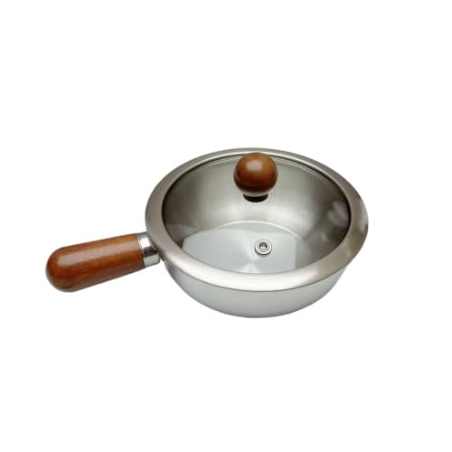 POVVFRTY Edelstahl Griff schüssel instant Nudeln heißer öl Lebensmittel Grade multifunktionale Suppe Topf öl Topf von POVVFRTY