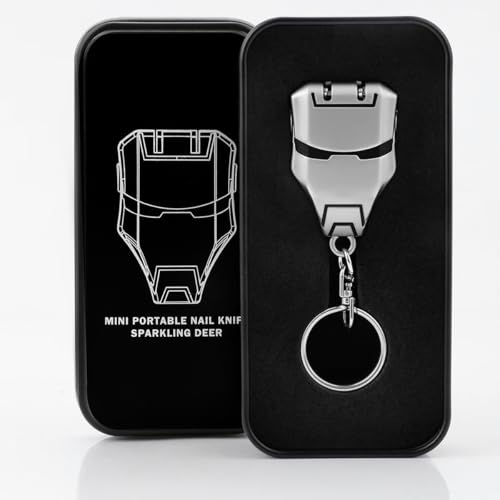 POVVFRTY Mini-Klapp-Nagelknipser aus Edelstahl, tragbares Nagelschneidewerkzeug, Nagelknipser-Set, Nagelknipser, Spritzschutz(Black Eyes) von POVVFRTY