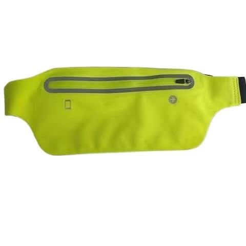 POVVFRTY Sport Unsichtbare Hüfttasche, Ultradünne Lauf-, Wasserdicht Und Diebstahlsichere Sommer-Telefontasche for Frauen Und Männer, Sommer-Hüfttasche(Green) von POVVFRTY