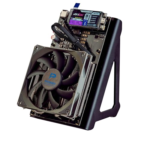 NerdQaxe++ Silent Bitcoin Miner – 4,8 TH/s @ 80W | 4× BM1370 Chips | Low‑Noise Kühlung | 2.4 G Wi‑Fi | AxeOS Open‑Source | inkl. Netzteil & Metall‑Ständer NerdQaxe++ Silent Bitcoin Miner – 4,8 TH/s @ 80W | 4× BM1370 Chips | Low‑Noise Kühlung | 2.4 G Wi‑Fi | AxeOS Open‑Source | inkl. Netzteil & Metall‑Ständer von POWER MINING