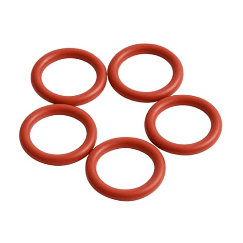 Power Rubber O-Ring VMQ MVQ, 21,5x2,4 mm, Hochtemperaturbeständig, Silikon, Lebensmitteltauglich, FDA-zertifiziert, Extrem Temperaturbeständig, Wasserabweisend, Satz mit 10 Stück, Rot von POWER Rubber