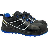 Power Safe - Sicherheitshalbschuh tobi S1P schwarz-blau-gelb Sicherheitsschuhe von POWER SAFE