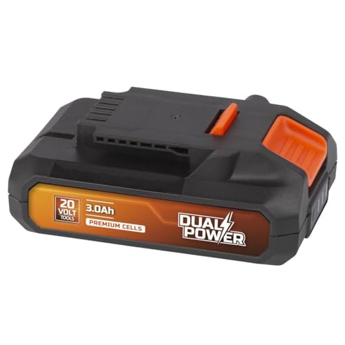 Power Plus Dual Power Akku POWDP9023-20V, 3.0Ah - für 20V-Werkzeuge - Leistungsanzeige-LEDs - Akku-Plattform - Ideal für Akkuschrauber, kleine Bohrmaschine, Bohrschrauber UVM von POWERPLUS