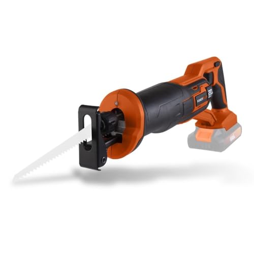 Dual Power Akku-Säbelsäge POWDP25100-20V Sebelsägen elektrisch - 2800min-1 - Fuchsschwanz Reciprosäge ohne Akku und Ladegerät von POWERPLUS