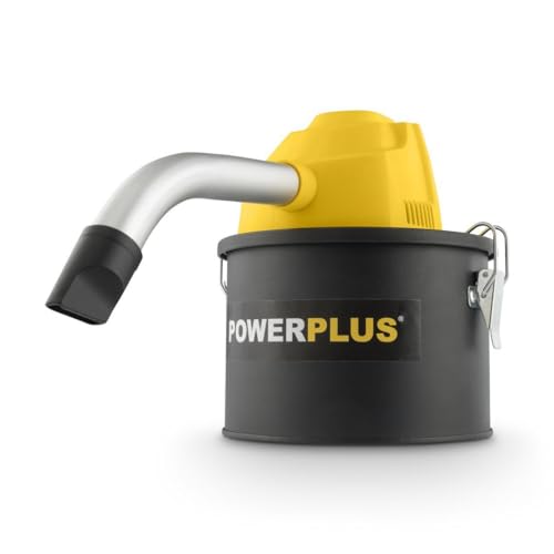 POWERPLUS Power Plus elektrischer Aschesauger POWX3004-600W kompakter Aschestaubsauger für Kamin, Ofen - Asche Sauger 4l Tank - max. 40° von POWERPLUS