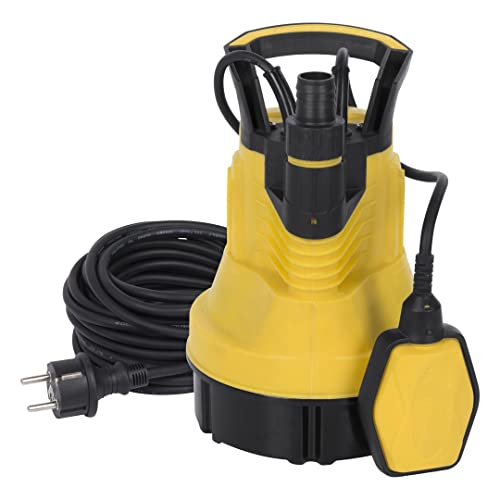 Powerplus Elektrische Wasserpumpe POWXG9502-350 W Tauchmotorpumpe, Maximaltemperatur 35°C und Fördermenge 5000 l/h, Gartenpumpe, Saugpumpe, Tauchpumpe, Gartengeräte von POWER plus