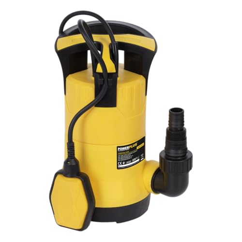 POWER plus Elektrische Wasserpumpe POWXG9504-250 W Tauchmotorpumpe, Maximaltemperatur 35°C und Fördermenge 5500 l/h, Gartenpumpe, Saugpumpe, Tauchpumpe, Gartengeräte von POWERPLUS
