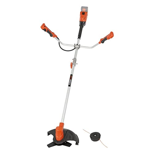 Powerplus Dual Power Akku-Freischneider POWDPG7551-40 V Akku-Trimmer und Motorsense, Rückentragbare Motorsense, Gartengeräte, ohne Batterie und Ladegerät von POWERPLUS