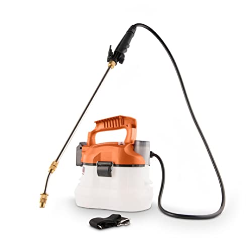 POWER plus Powerplus Dual Power Akku-Sprühgerät POWDPG80400-20 V Drucksprühgerät mit Teleskoplanze, 5 Bar Druck und 500 ml/min Durchfluss, 4 l Fassungsvermögen, Gartengeräte von POWERPLUS