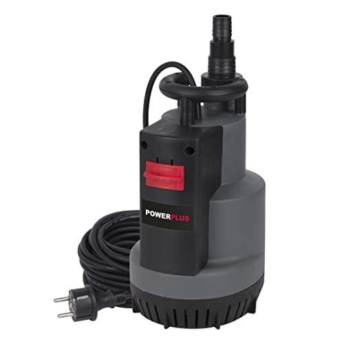 Powerplus Elektrische Wasserpumpe POWEW67920-750 W Tauchpumpe, Maximaltemperatur 35°C und Fördermenge 12.500 l/h, Gartenpumpe, Saugpumpe, Tauchpumpe, Gartengeräte von POWER plus