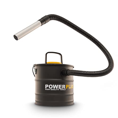 Powerplus Staubsauger POWX3013 Aschesauger für Kamin - 1600W - 20L Auffangbehälter - 2m Kabel - Inkl. Blasfunktion und austauschbarem Filter - Geeignet für Kamin, Werkstatt, Grill und Ofen von POWER plus