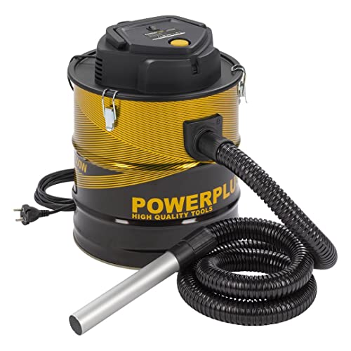 Powerplus Staubsauger POWX3018 Aschesauger für Kamin - 1800W - 20L Auffangbehälter - 2m Kabel - Inkl. Blasfunktion und austauschbarem Filter - Geeignet für Kamin, Werkstatt, Grill und Ofen von POWER plus