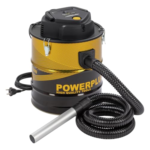 POWER plus Staubsauger POWX3018 Aschesauger für Kamin - 1800W - 20L Auffangbehälter - 2m Kabel - Inkl. Blasfunktion und austauschbarem Filter - Geeignet für Kamin, Werkstatt, Grill und Ofen von POWERPLUS