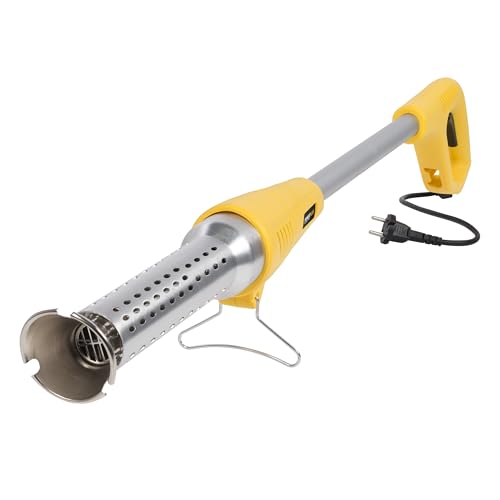 Powerplus elektrischer Unkrautstecher POWXG6601 - mit Hitze Unkrautentferner 2000W, 115 cm lang und 650° C heißer Unkrautstecher, Gartengeräte zur Unkrautvernichtung von POWERPLUS
