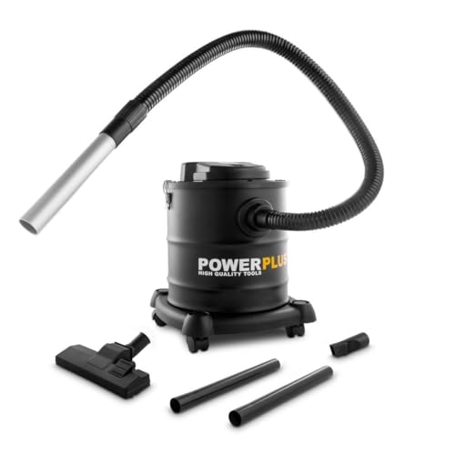 Varo Powerplus elektrischer Aschesauger POWX308-1 200W Aschestaubsauger für Kamin, Ofen - Asche Sauger 20l Tank - max. 60° von POWERPLUS
