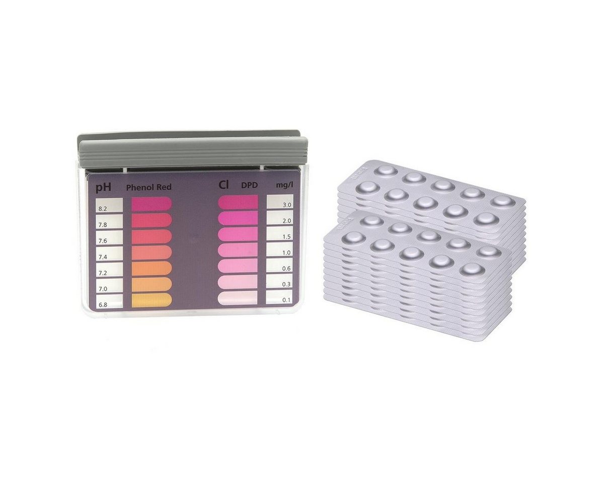 Keksdose POWERHAUS24 Rapid Tester mit 200 Testtabletten, Metal Keksdose POWERHAUS24 Rapid Tester mit 200 Testtabletten, Metal von POWERHAUS24
