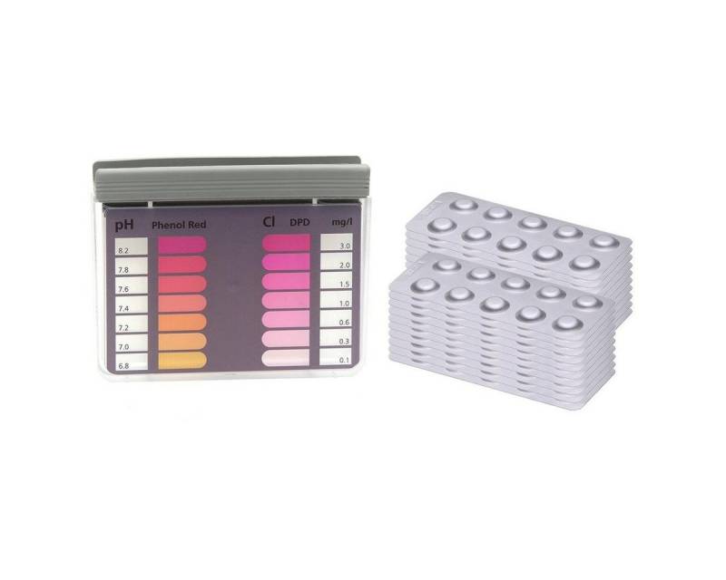 Keksdose POWERHAUS24 Rapid Tester mit 200 Testtabletten, Metal von POWERHAUS24