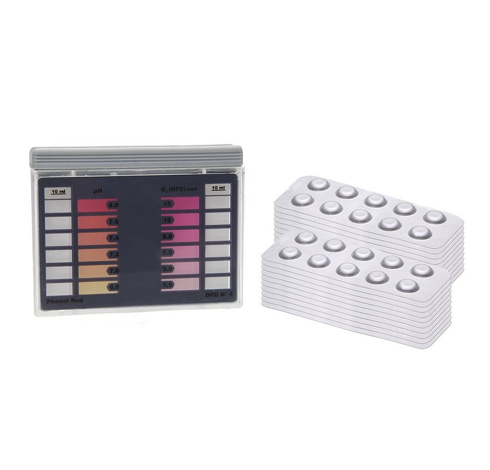 Keksdose POWERHAUS24 Rapid Tester mit 200 Testtabletten, Metal Keksdose POWERHAUS24 Rapid Tester mit 200 Testtabletten, Metal von POWERHAUS24