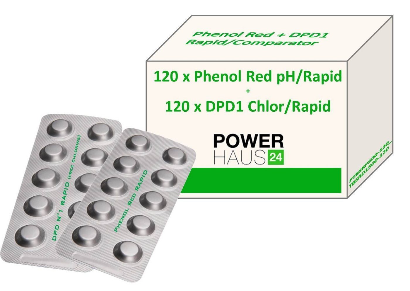Keksdose POWERHAUS24 - SET 240 Rapid Testtabletten 120 x, Metal Keksdose POWERHAUS24 - SET 240 Rapid Testtabletten 120 x, Metal von POWERHAUS24