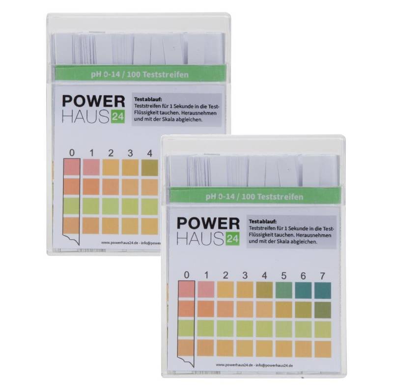 Keksdose POWERHAUS24 Wasser pH Teststreifen, Messbereich, Metal von POWERHAUS24