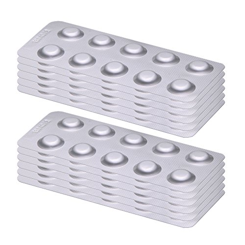 POWERHAUS24 120 Rapid Testtabletten 60 x pH-Wert Phenol Red 60 x DPD1 Chlor von POWERHAUS24