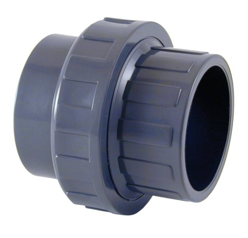 POWERHAUS24 Anschlussstück PVC Verschraubung D 50 mm von POWERHAUS24