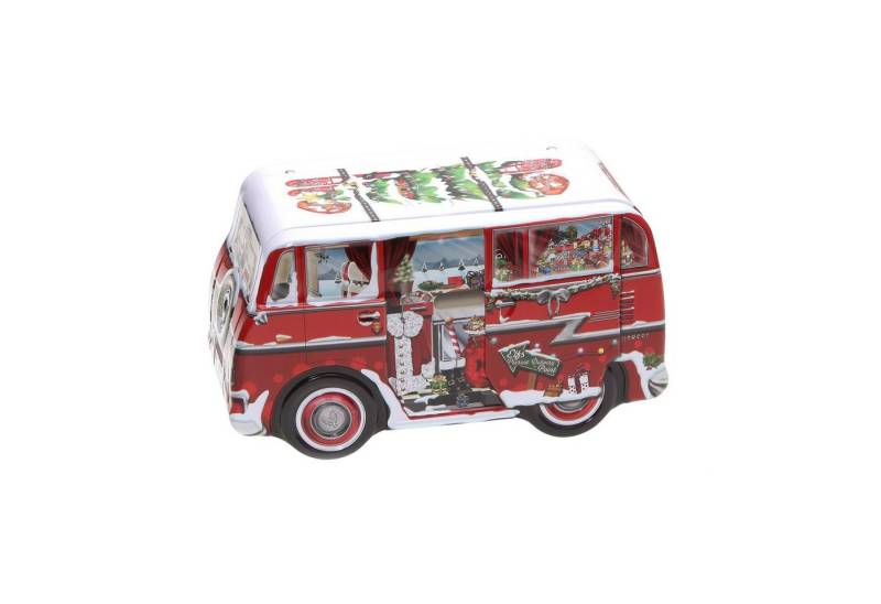 POWERHAUS24 Keksdose Winterlicher Mini-Van Blechdose ca. 16,5 x 9 cm, Blech, (Einzelstück) von POWERHAUS24