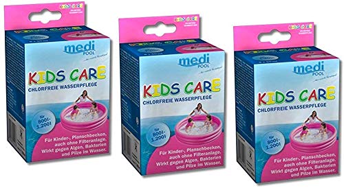 mediPOOL Kids Care 3 x 250ml, für Plantschbecken, chlorfrei von POWERHAUS24