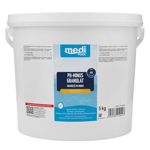 POWERHAUS24 mediPOOL pH Senker, pH-Minus Granulat 5 kg von POWERHAUS24