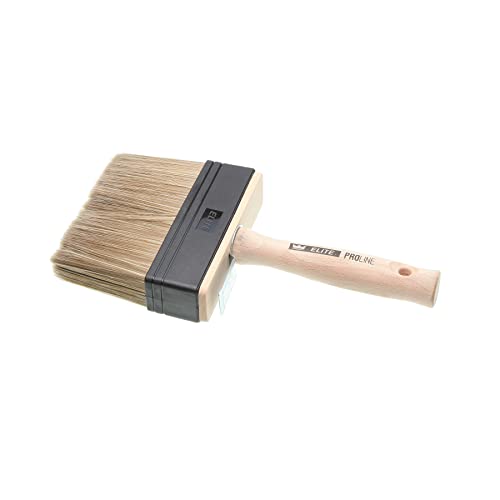 Profi Lasurpinsel PROLINE Elite 120 mm, Premium Qualität, 100% FSC-zertifiziertes Holz, hohe Borstenfülle, langlebig von POWERHAUS24