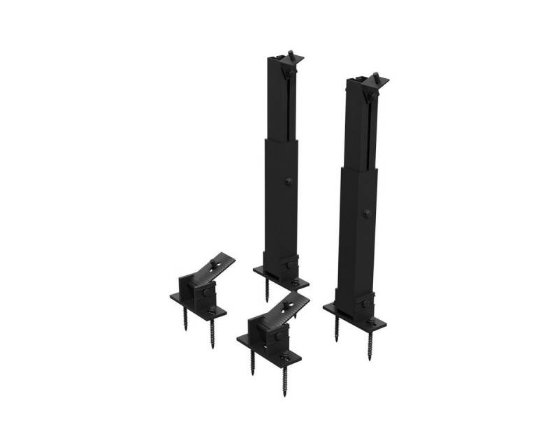 POWERNESS Balkonkraftwerk Powerness Aufständerung Solarmodul Halterung für Flachdach, (1x Flachdachhalterung für 1 Solarpaneel) von POWERNESS