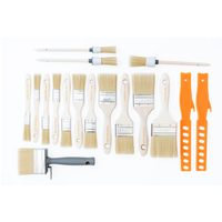 Pinsel-Set „Pro XXL“, Lackpinsel  - 17 tlg. von Powertec Color