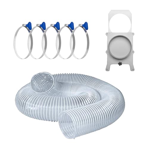 POWERTEC 70464 12,7 cm x 3,4 m PVC-Staubsammelschlauch & Schlüssel-Schlauchschellen & Blast Gate Kit, 12,7 cm Staubsammelschlauch & Edelstahl-Schlauchschellen & 12,7 cm Strahltor für Staubsammlung POWERTEC 70464 12,7 cm x 3,4 m PVC-Staubsammelschlauch & Schlüssel-Schlauchschellen & Blast Gate Kit, 12,7 cm Staubsammelschlauch & Edelstahl-Schlauchschellen & 12,7 cm Strahltor für Staubsammlung von POWERTEC
