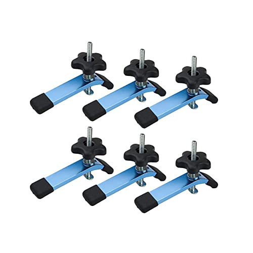 POWERTEC 71168-P3 T-Track-Halteklemmen, 14,5 cm L x 3,8 cm Breite, 6 Stück POWERTEC 71168-P3 T-Track-Halteklemmen, 14,5 cm L x 3,8 cm Breite, 6 Stück von POWERTEC