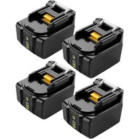 Powerwings - 4 er Akku Ersatz für Makita 14,4 v 3,0Ah BL1415N BL1415 BL1430B BL1430 BL1415 BL1440 196875-4 194065-3 194558-0 19544-8 196388-5 von POWERWINGS